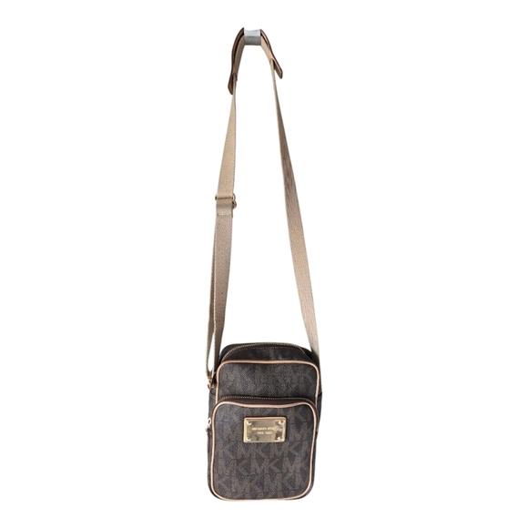 Michael Kors Brown and Tan Crossbody Bag - Picture 2 of 15